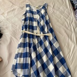 Maeve asymmetrical tie dress